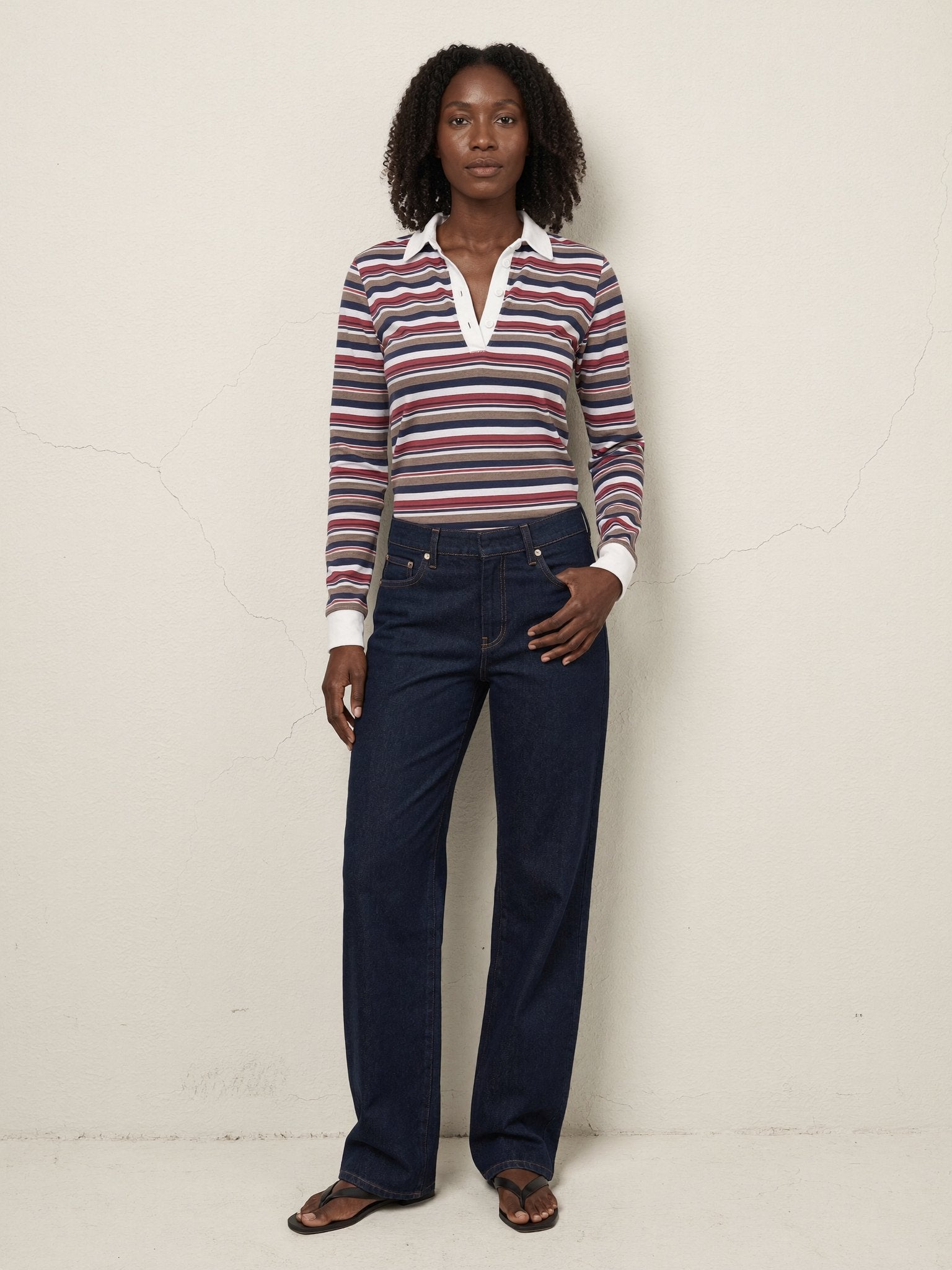 Idris | Wide Leg Jeans - Dark Indigo
