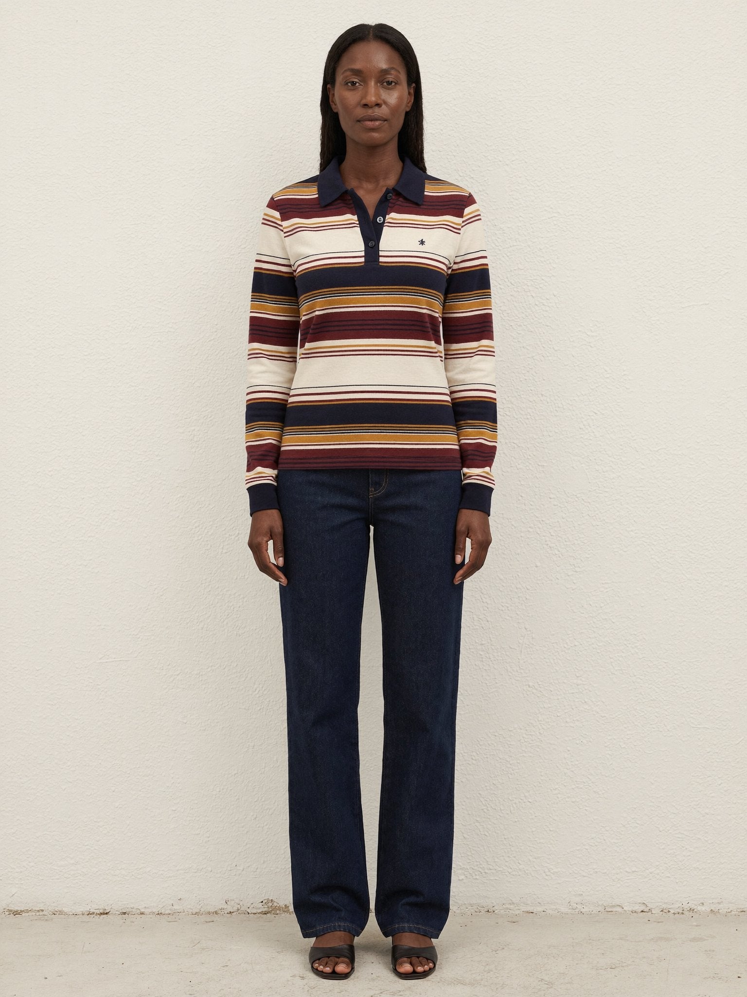Idris | Wide Leg Jeans - Dark Indigo