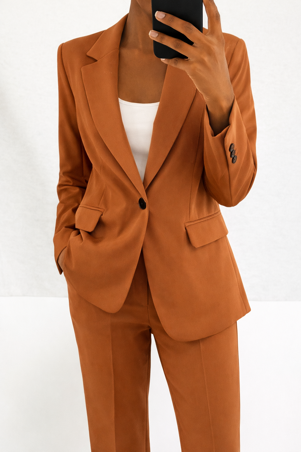 Isadora two-piece blazer and trouser suit for women, image 4