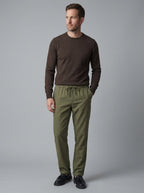 Isidore Cotton-Linen Trousers - front
