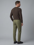 Isidore Cotton-Linen Trousers - three-quarter back