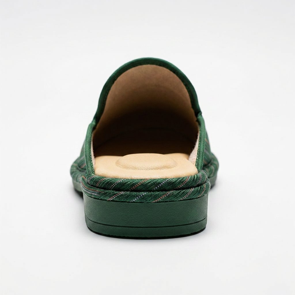 Juniper | Royal Green Stripe Slip-On Loafers