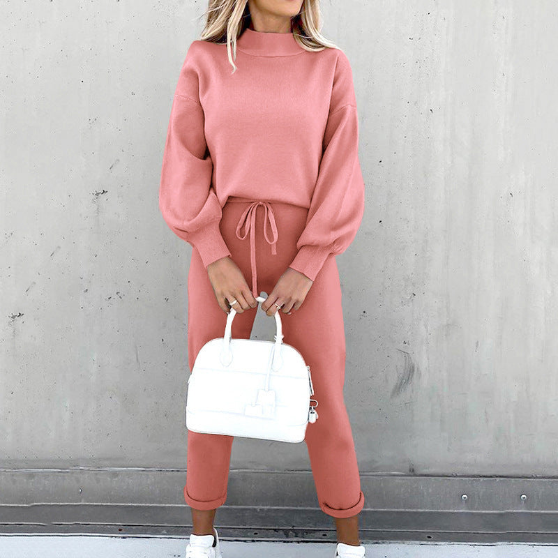 Kahlia two-piece lounge set with a stand collar, image 2