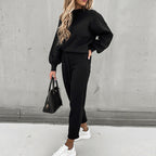Kahlia two-piece lounge set with a stand collar, image 4