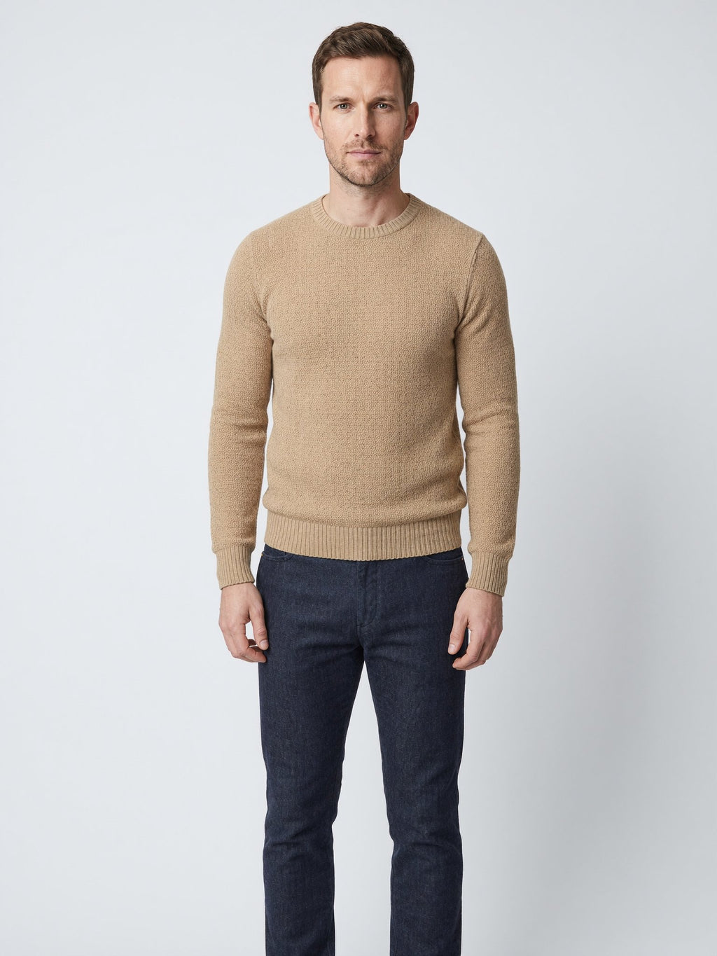 Leif fisherman sweater front
