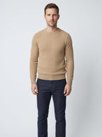 Leif fisherman sweater front