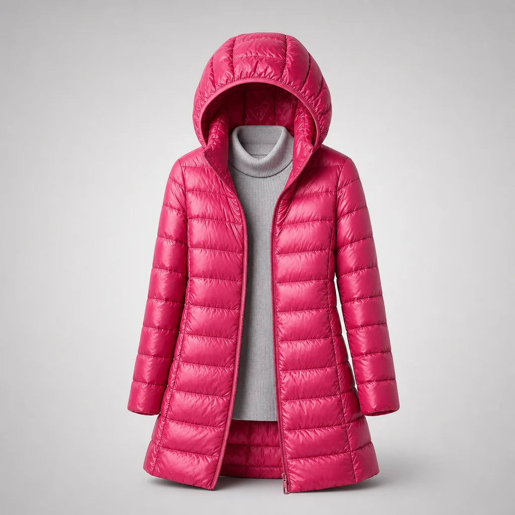 Leonora ultralight hooded puffer coat, image 11