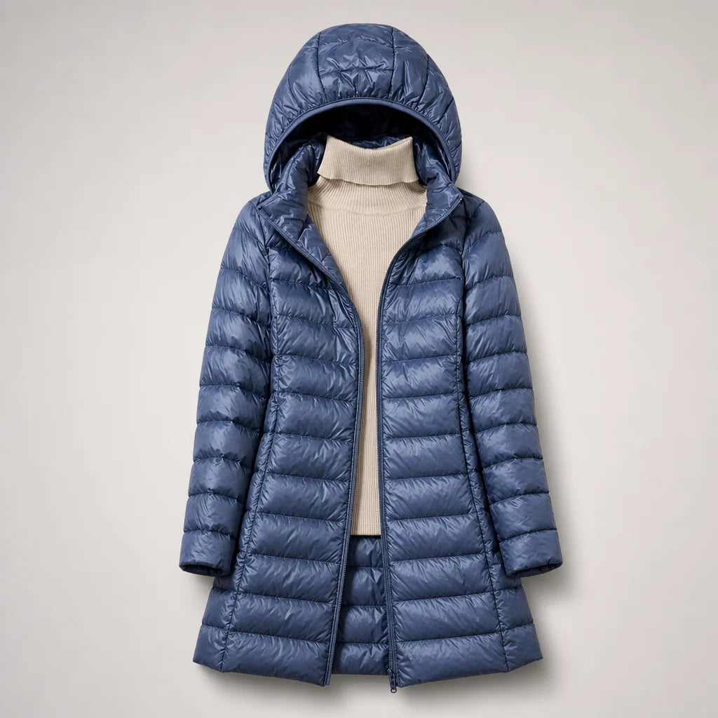 Leonora ultralight hooded puffer coat, image 8