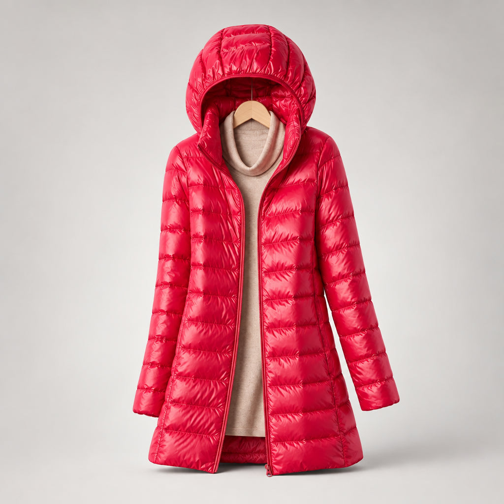 Leonora ultralight hooded puffer coat, image 9