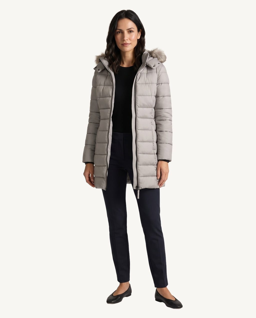 Lima lightweight puffer jacket, grey
