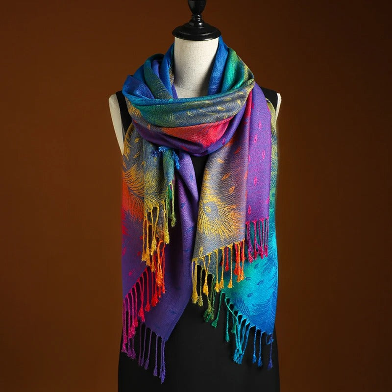 Liora printed boho scarf and wrap, image 3
