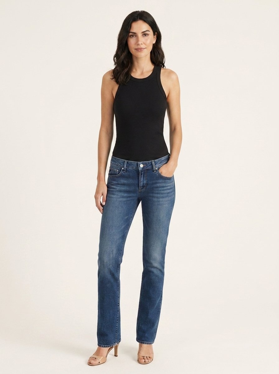Black ribbed racerback tank top, O-neck sleeveless slim fit