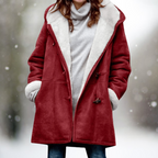 Liz sherpa-lined hooded winter coat for women, image 3