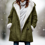 Liz sherpa-lined hooded winter coat for women, image 4