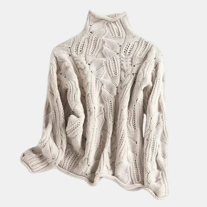Maeve cable knit sweater - Olivia & Rose