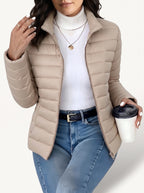 Maren quilted jacket khaki