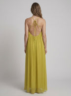 Marisol Sleeveless Halter-Neck Sundress - back