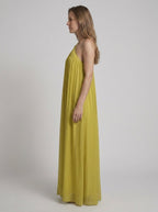 Marisol Sleeveless Halter-Neck Sundress - side profile