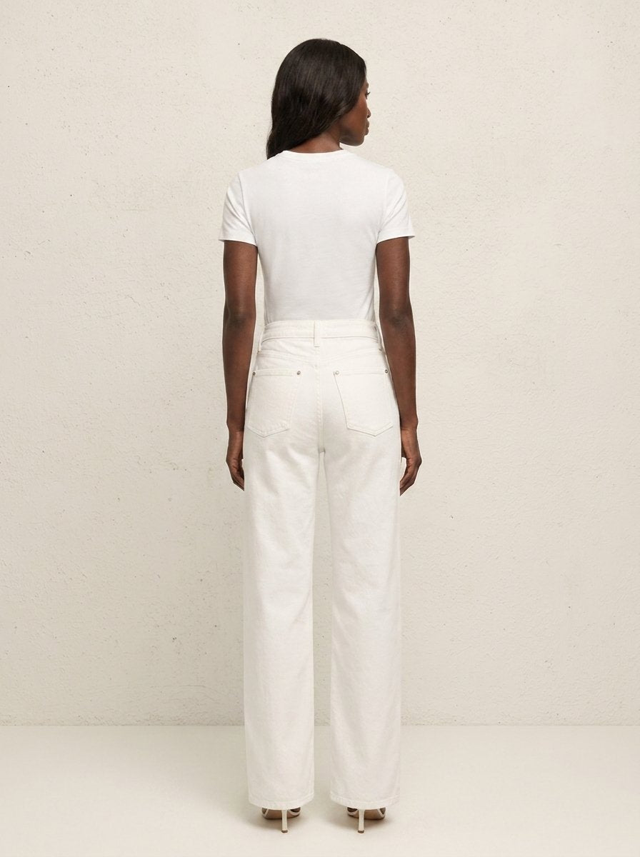 Marlowe wide leg jeans back view