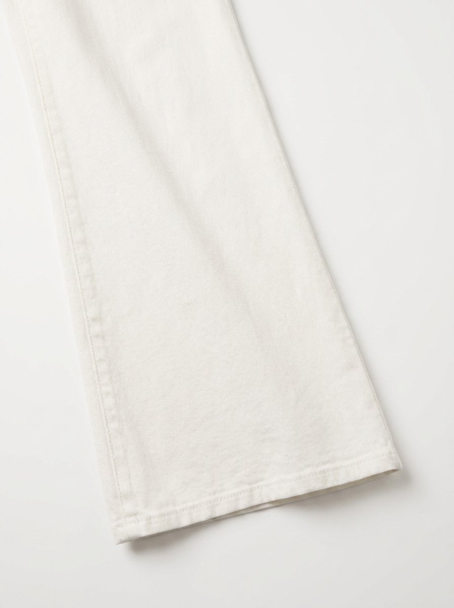 Marlowe wide leg jeans hem detail