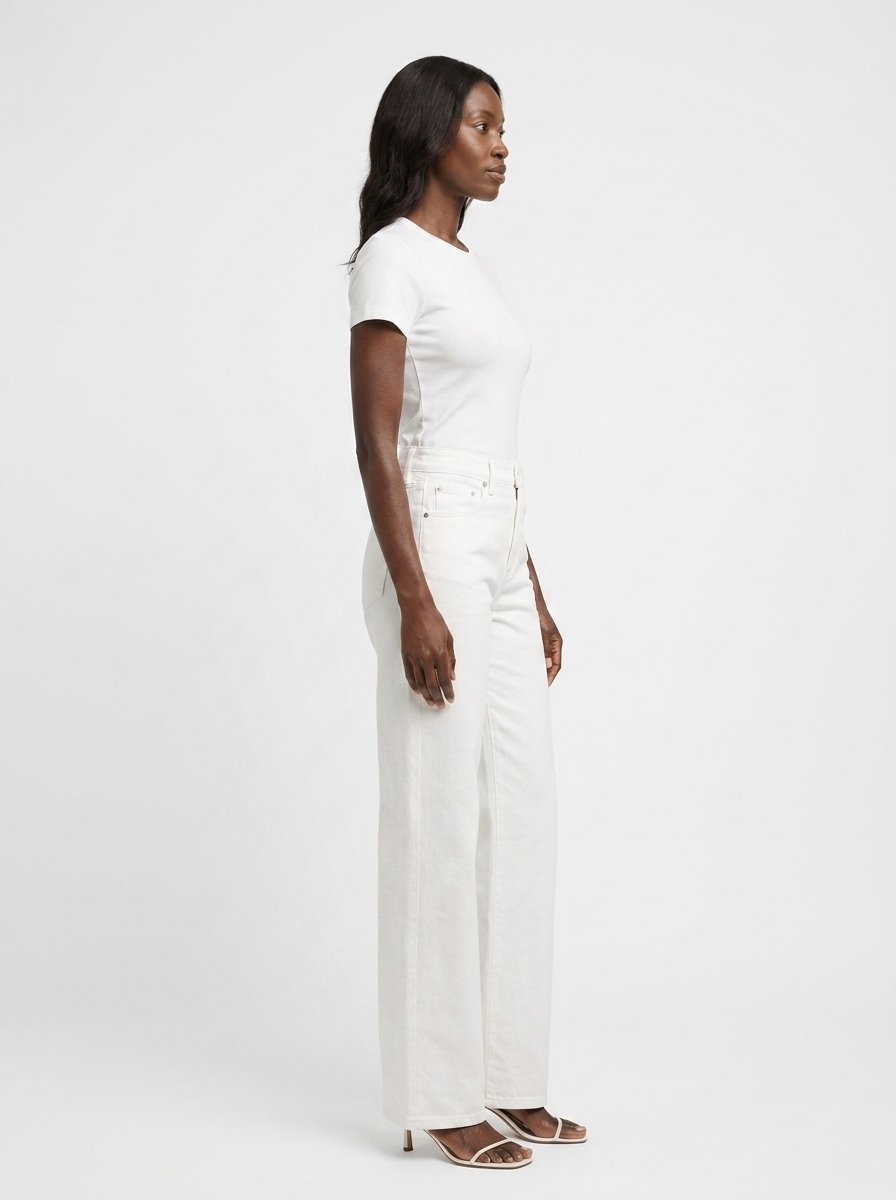 Marlowe wide leg jeans side view