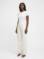 Marlowe wide leg jeans 3/4 view