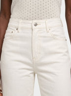 Marlowe wide leg jeans waistband detail