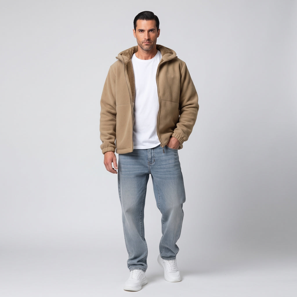 Menno winter jacket khaki model