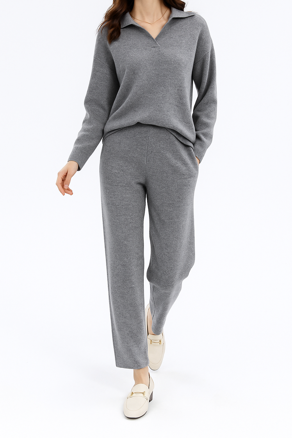 Nerissa polo knit two-piece set, image 6