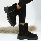 Noria warm winter boots with faux fur collar, image 6