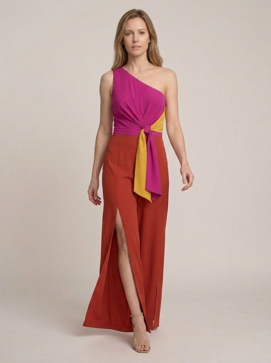 Odette jumpsuit walking pose