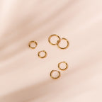 Pippa timeless hoop earrings in gold-tone and silver-tone, image 6