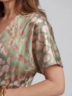 Puck abstract print midi dress, image 2