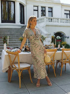 Puck abstract print midi dress, image 6