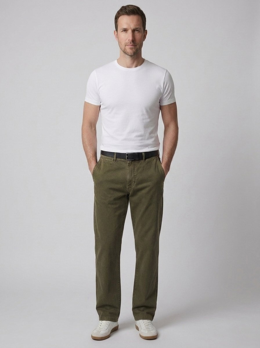 Raphael vintage wash chino pants - lifestyle
