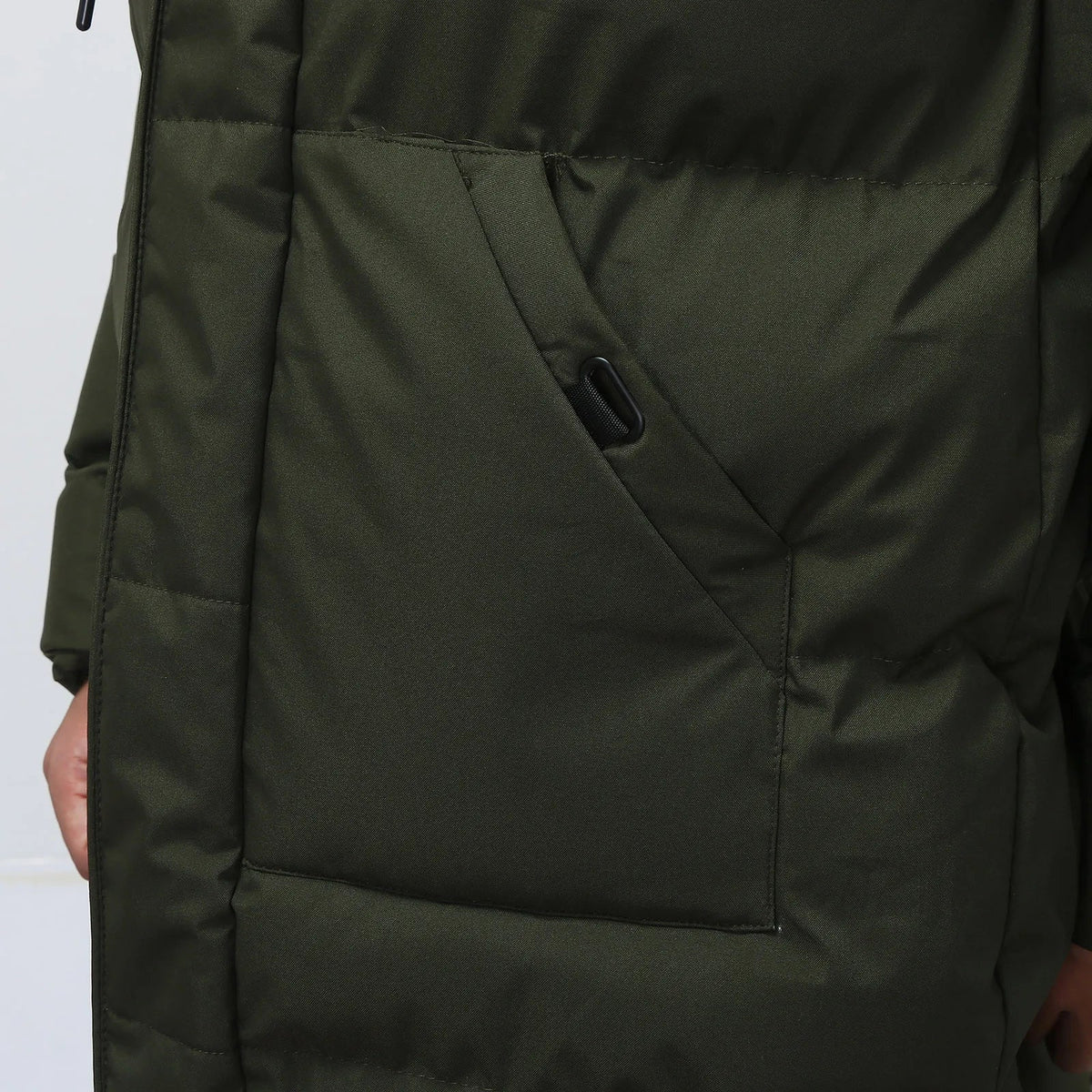 Rens men's long hooded winter parka, image 4