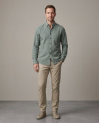 Ronan Organic Cotton Waffle Shirt front