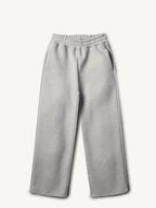 Rowan joggers, flat lay light grey