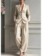 Seraphina tailored blazer and wide-leg trouser set, image 2