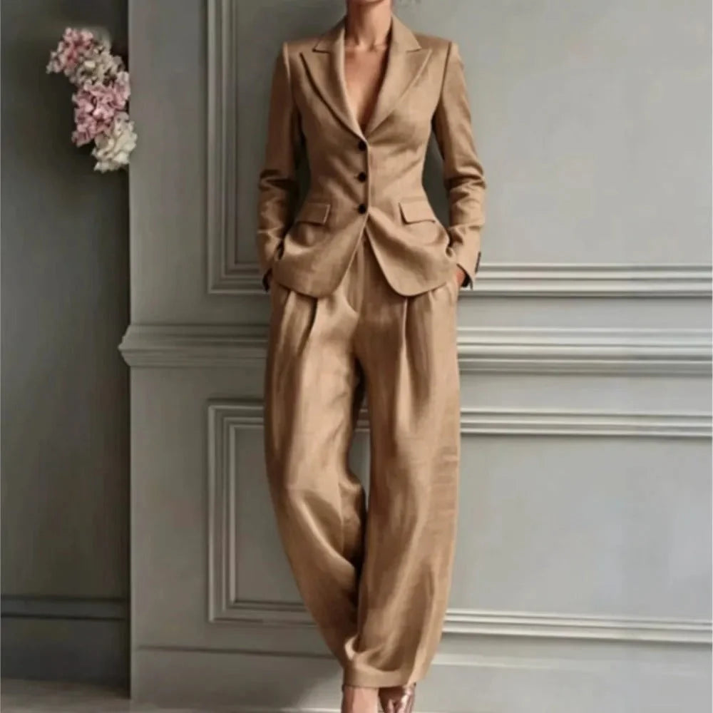 Seraphina tailored blazer and wide-leg trouser set, image 4