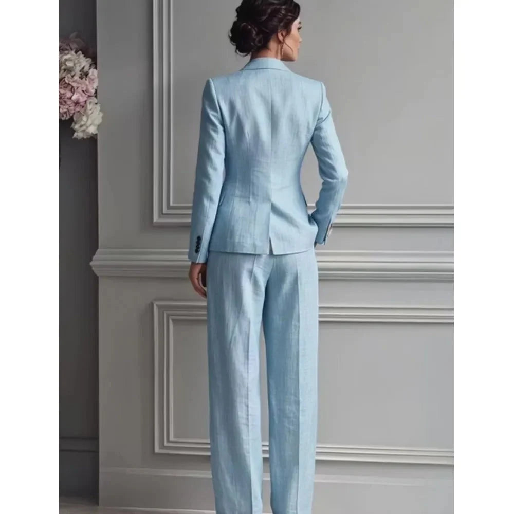 Seraphina tailored blazer and wide-leg trouser set, image 7