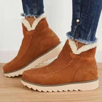 Sigrid faux fur lined winter boots with a treaded sole