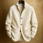 Silvoro shawl collar knit cardigan for men, image 2