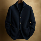 Silvoro shawl collar knit cardigan for men, image 5
