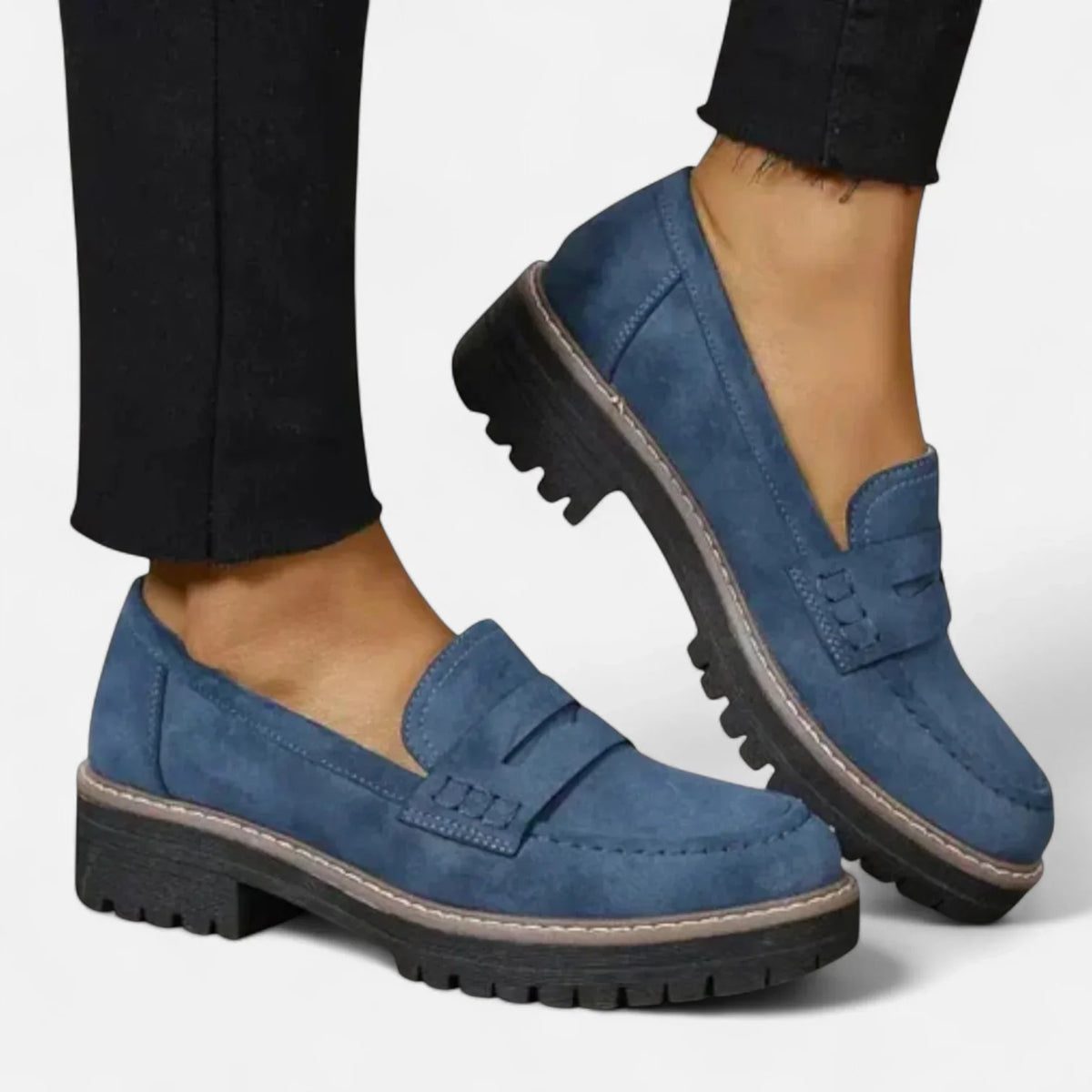 Skylar platform loafers with a cushioned footbed, image 2