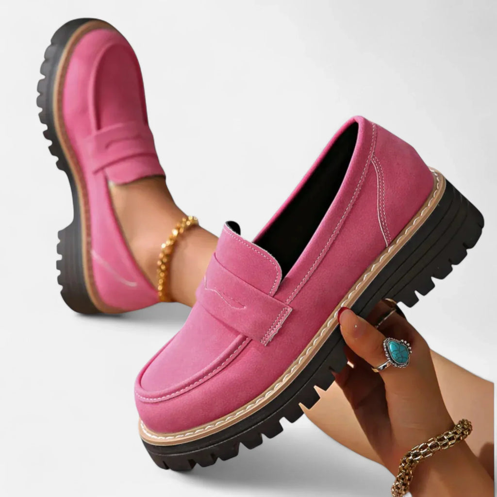 Skylar platform loafers with a cushioned footbed, image 3