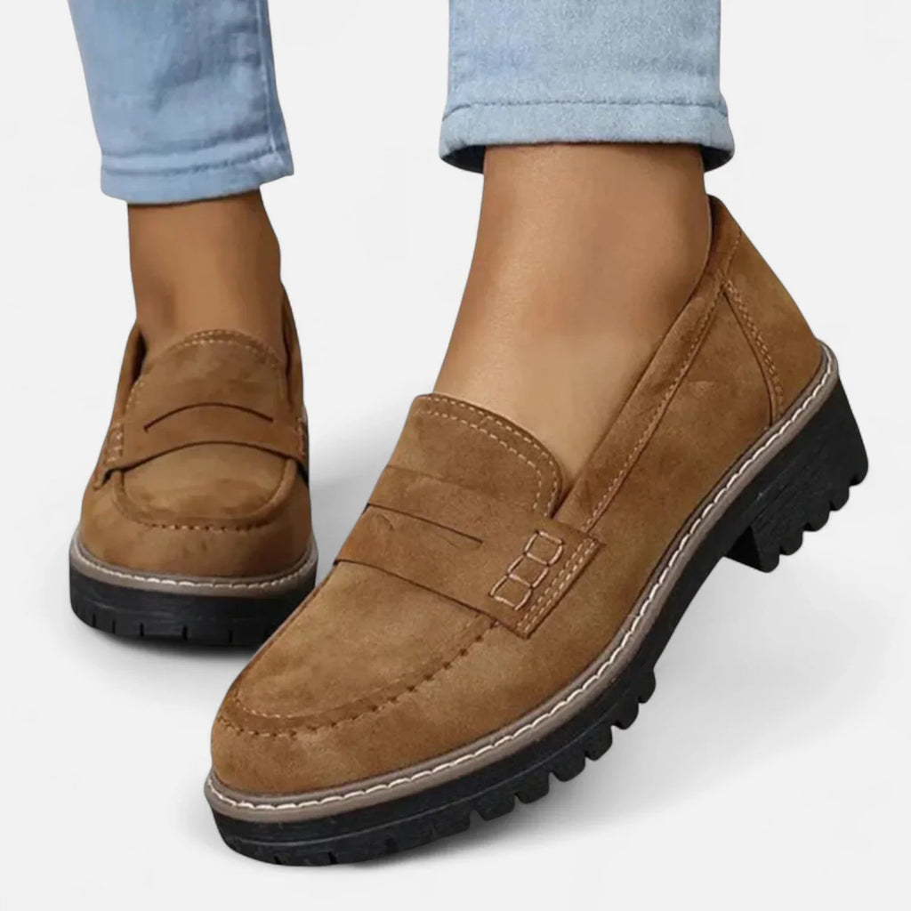 Skylar platform loafers with a cushioned footbed, image 4