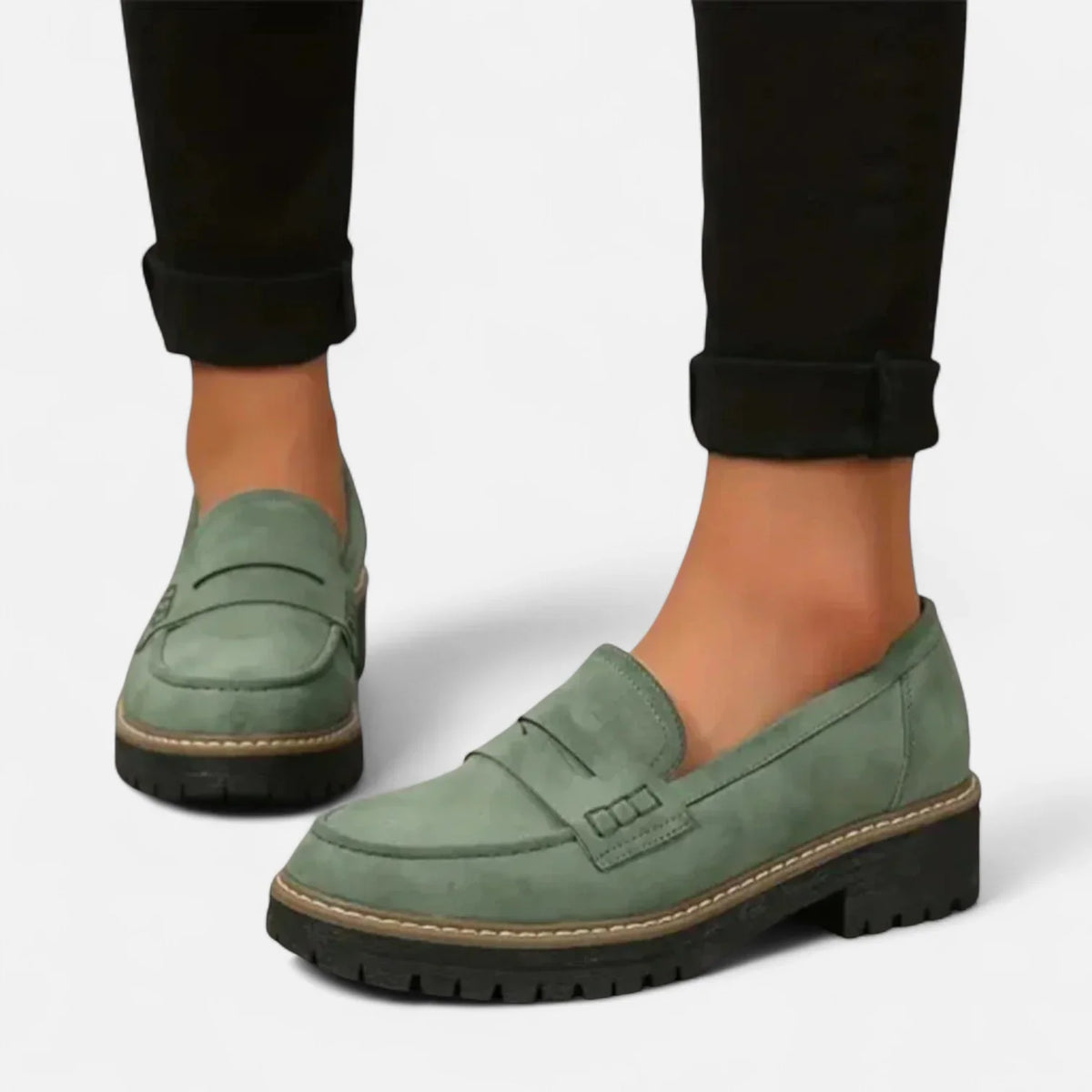 Skylar platform loafers with a cushioned footbed, image 7