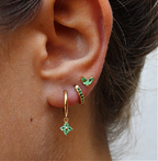 Soof elegant set of three individual earrings, image 5