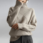 Tessa soft turtleneck sweater in a relaxed fit, image 3
